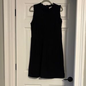 LOFT Black Sleeveless Mini Dress